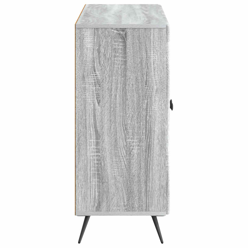 Sideboard Graues Sonoma 89 x 34,5 x 80 cm Holzwerkstoff