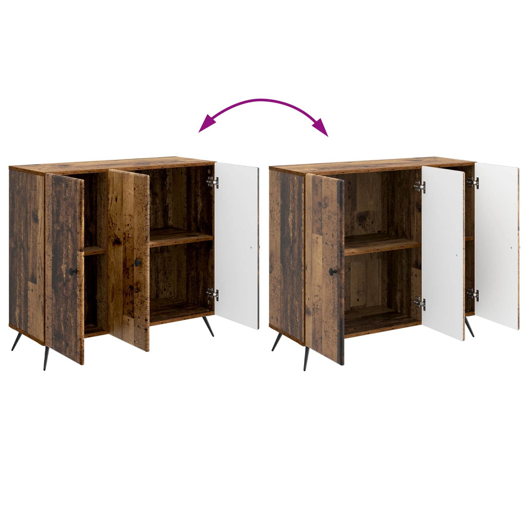 Sideboard Altholz 89 x 34,5 x 80 cm Holzwerkstoff