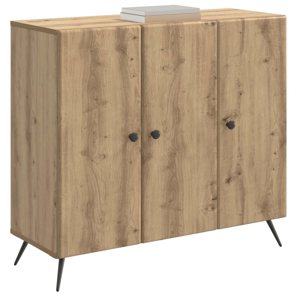 Sideboard Artisan-Eiche 89 x 34,5 x 80 cm Holzwerkstoff