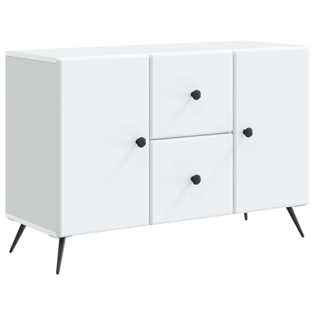 Sideboard mit Schubladen Weiß 89 x 34,5 x 60 cm Holzwerkstoff