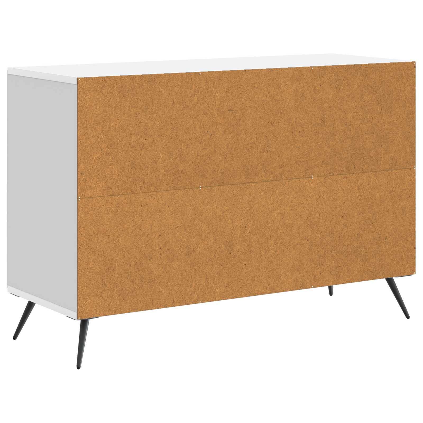 Sideboard mit Schubladen Weiß 89 x 34,5 x 60 cm Holzwerkstoff