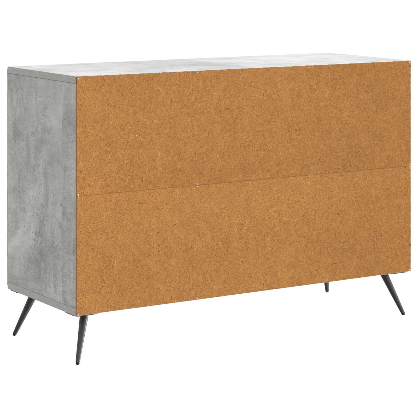 Sideboard Betongrau 89 x 34,5 x 60 cm Holzwerkstoff