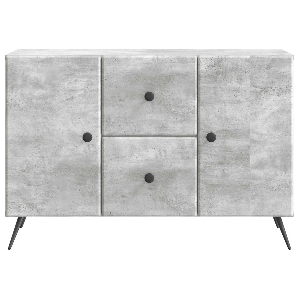 Sideboard Betongrau 89 x 34,5 x 60 cm Holzwerkstoff