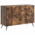 Sideboard Geräucherte Eiche 89 x 34,5 x 60 cm Holzwerkstoff