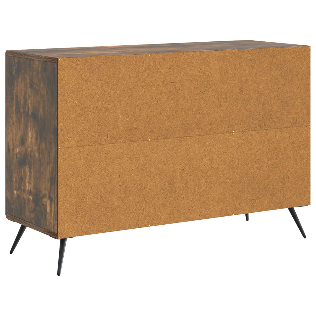 Sideboard Geräucherte Eiche 89 x 34,5 x 60 cm Holzwerkstoff