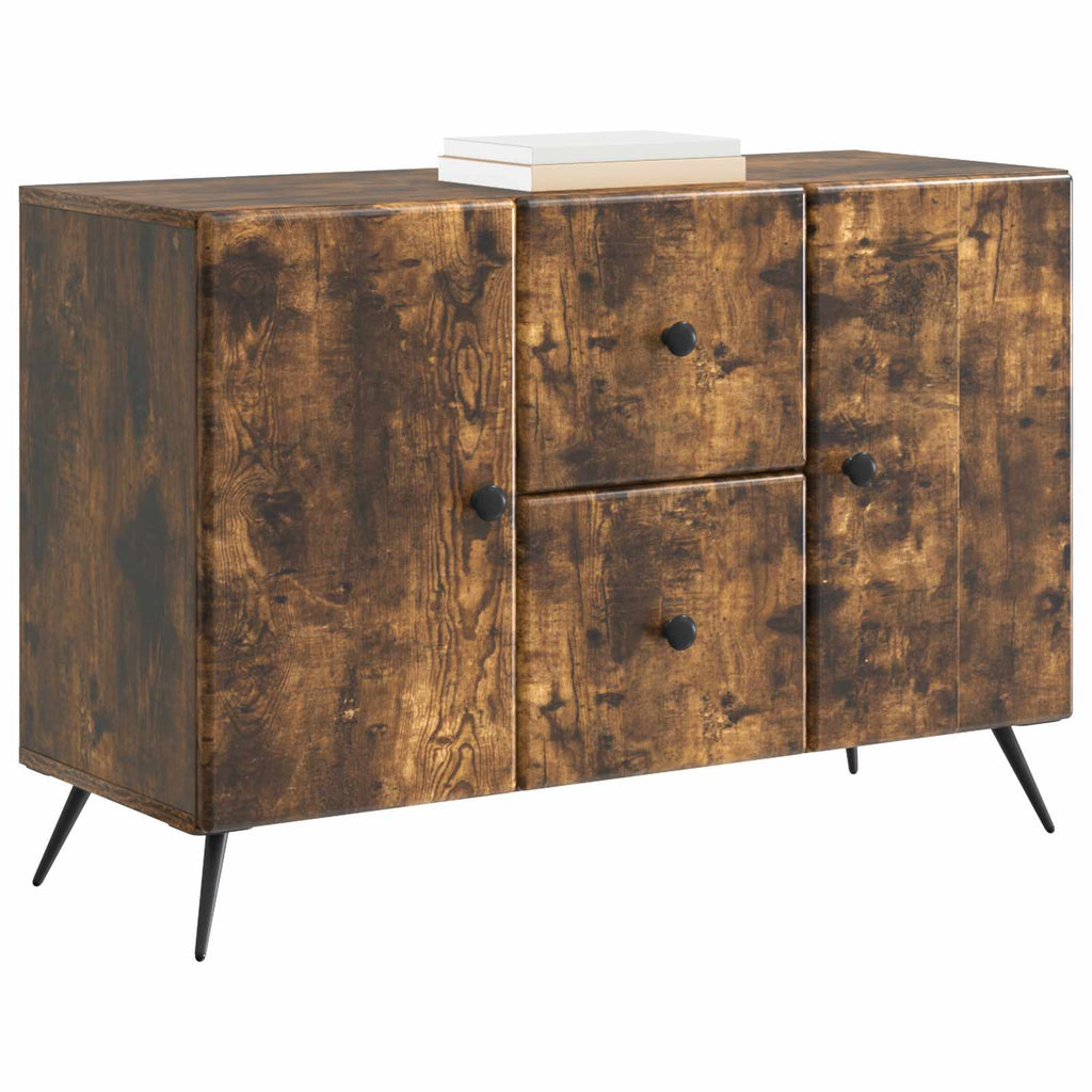 Sideboard Geräucherte Eiche 89 x 34,5 x 60 cm Holzwerkstoff