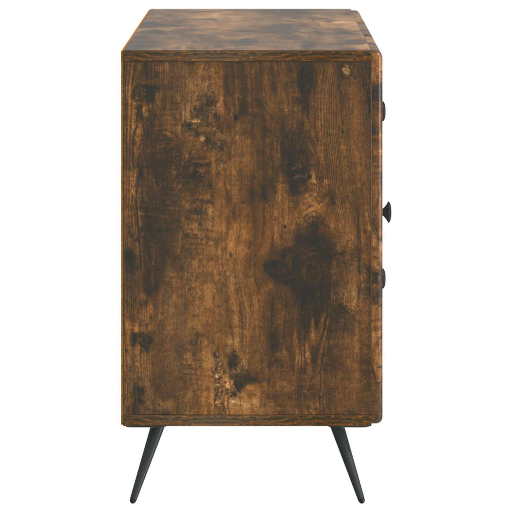 Sideboard Geräucherte Eiche 89 x 34,5 x 60 cm Holzwerkstoff
