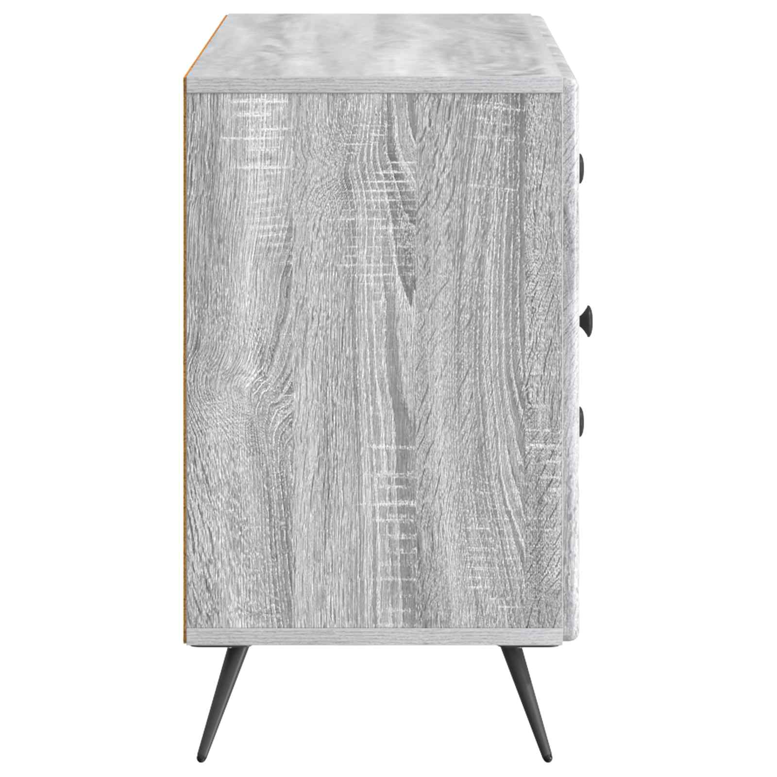 Sideboard Graues Sonoma 89 x 34,5 x 60 cm Holzwerkstoff