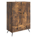 Sideboard Geräucherte Eiche 66 x 34,5 x 95 cm Holzwerkstoff