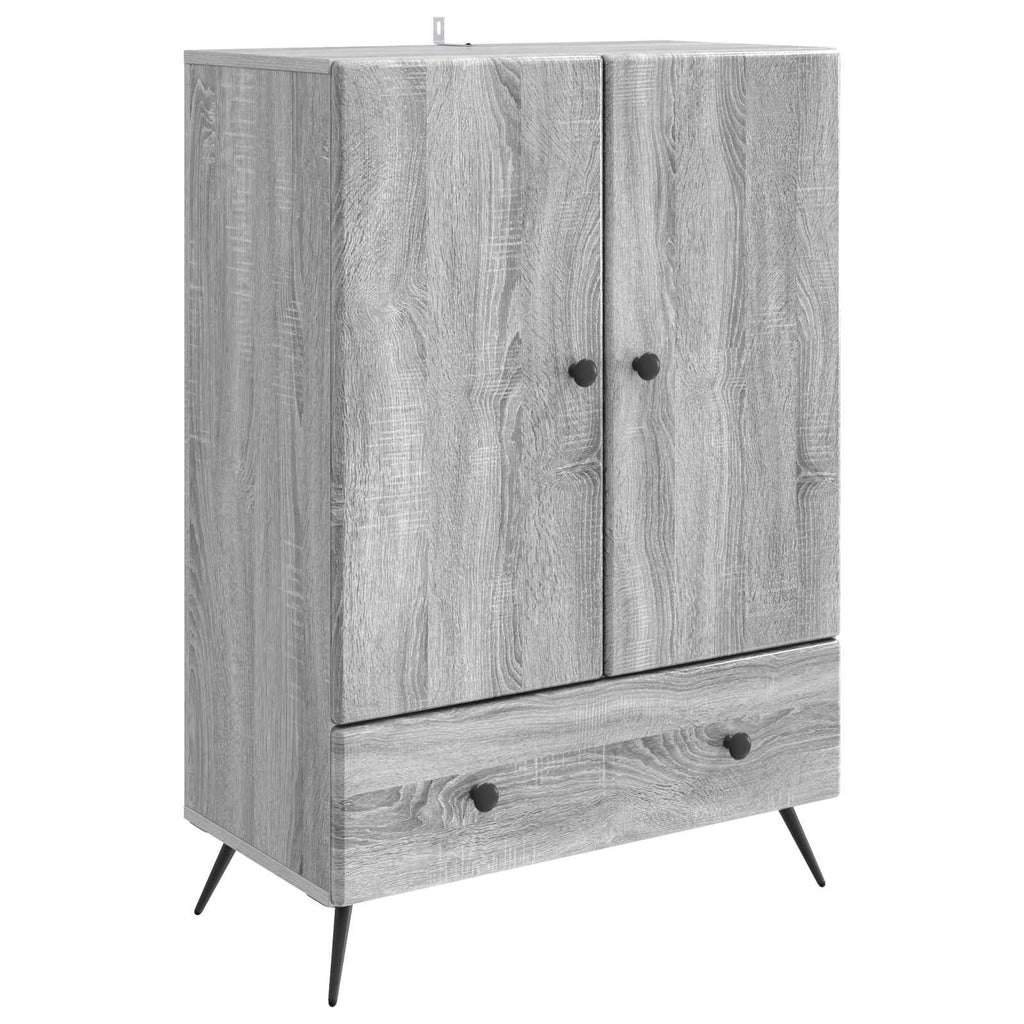 Sideboard Graues Sonoma 66 x 34,5 x 95 cm Holzwerkstoff