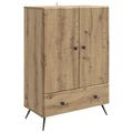Sideboard Artisan-Eiche 66 x 34,5 x 95 cm Holzwerkstoff