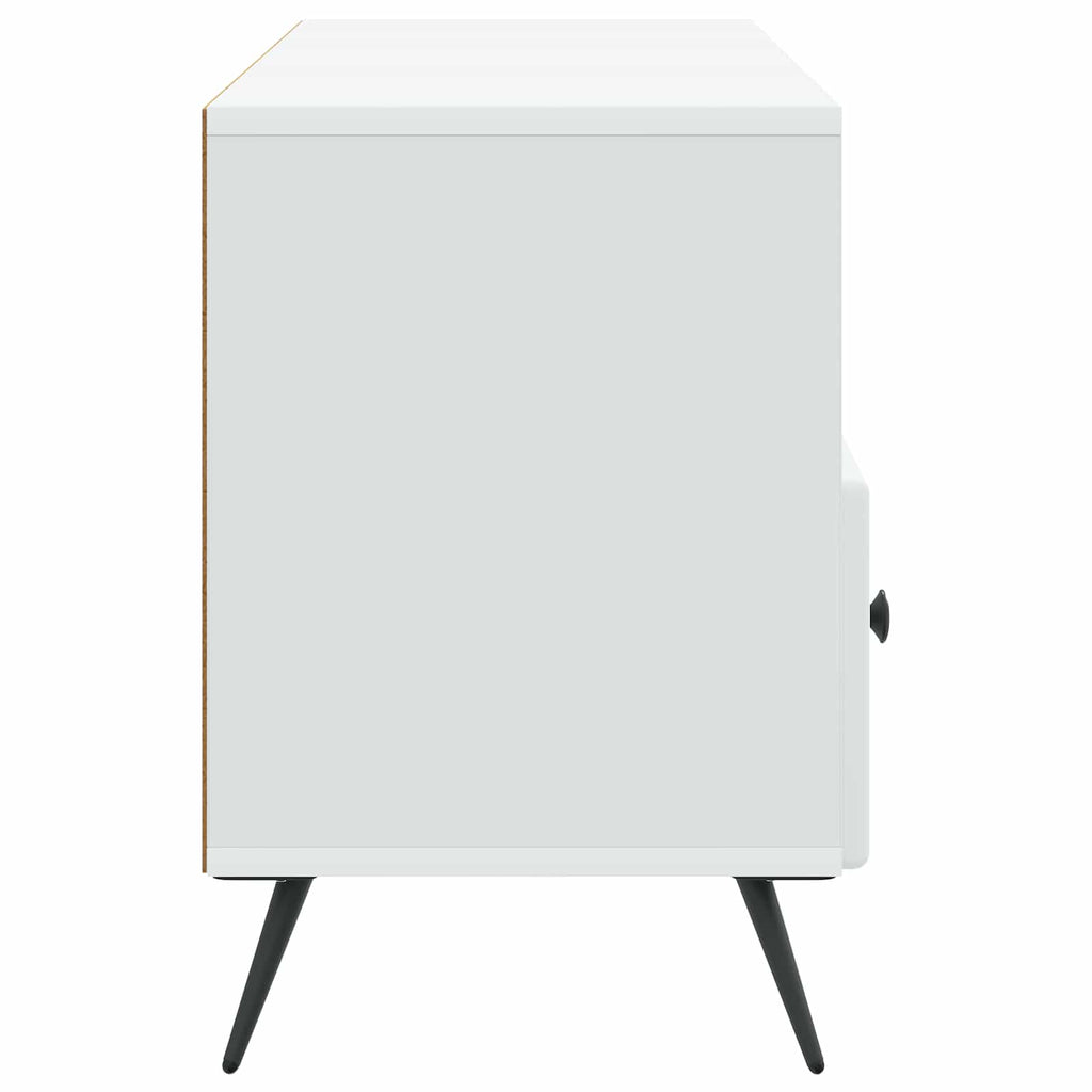 TV-Schränk mit Schubladen Weiß 102 x 34,5 x 50 cm Holzwerkstoff