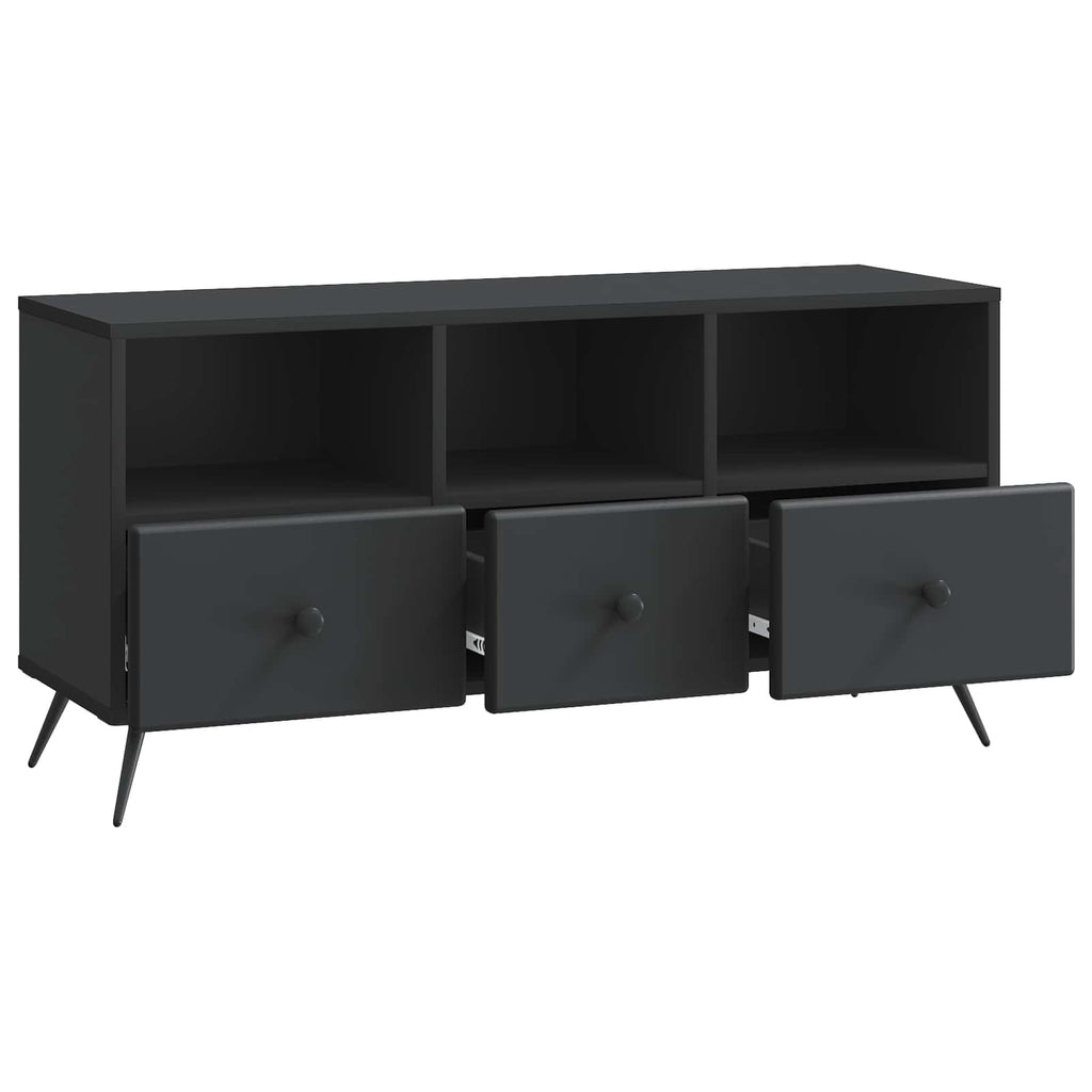 TV-Schränk Schwarz 102 x 34,5 x 50 cm Holzwerkstoff