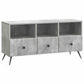 TV-Schränk Betongrau 102 x 34,5 x 50 cm Holzwerkstoff