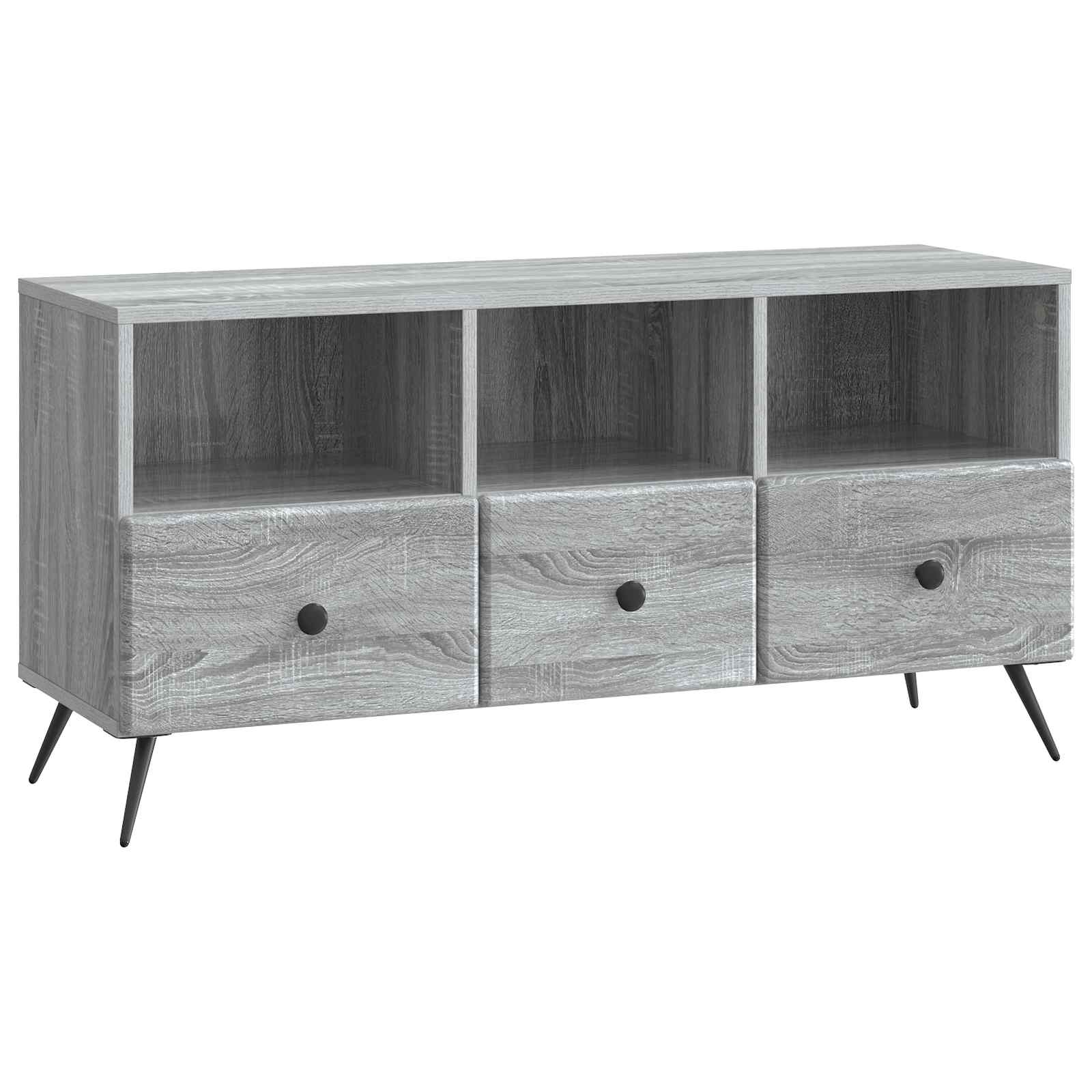 TV-Schränk Graues Sonoma 102 x 34,5 x 50 cm Holzwerkstoff