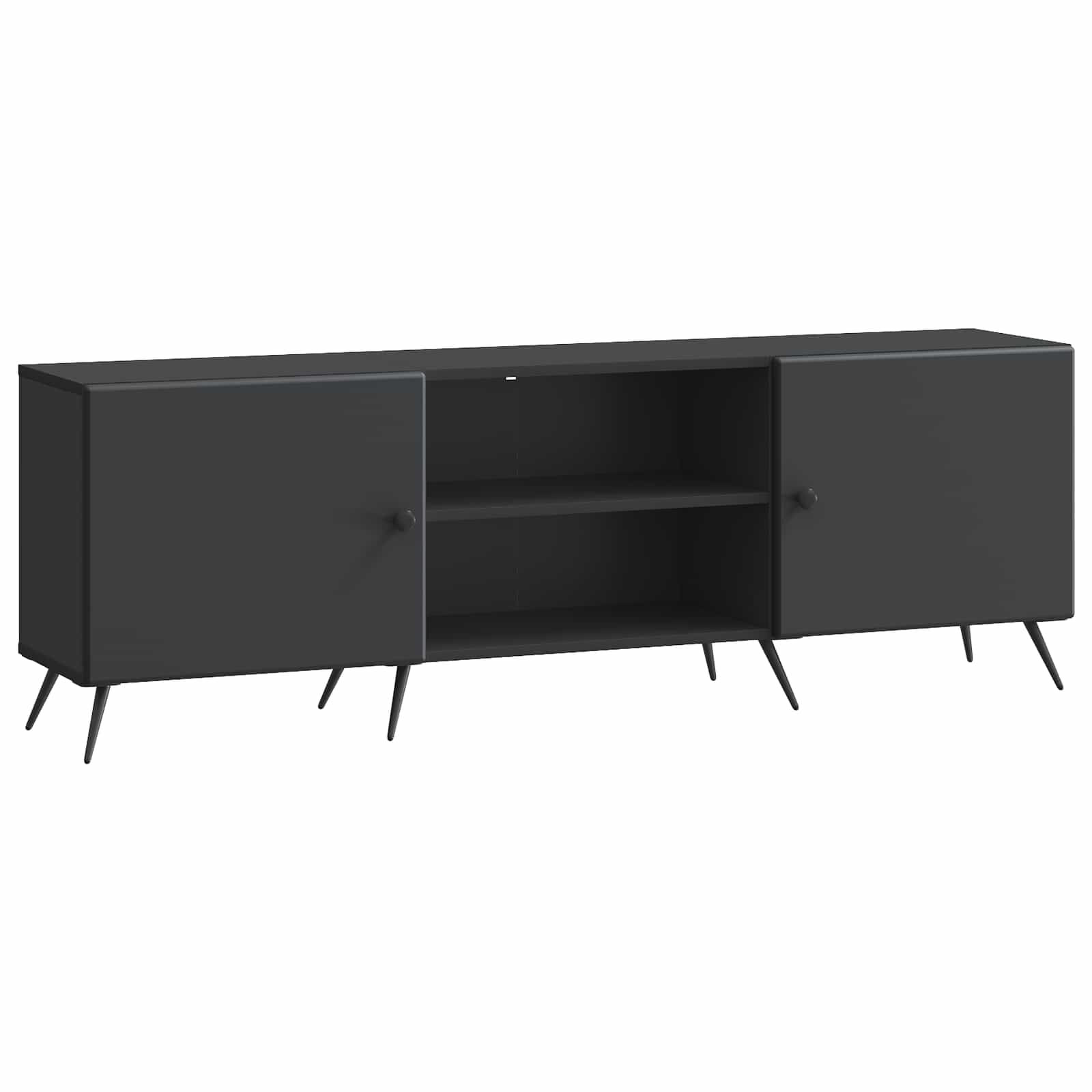 TV-Schränk Schwarz 150 x 31 x 50 cm Holzwerkstoff