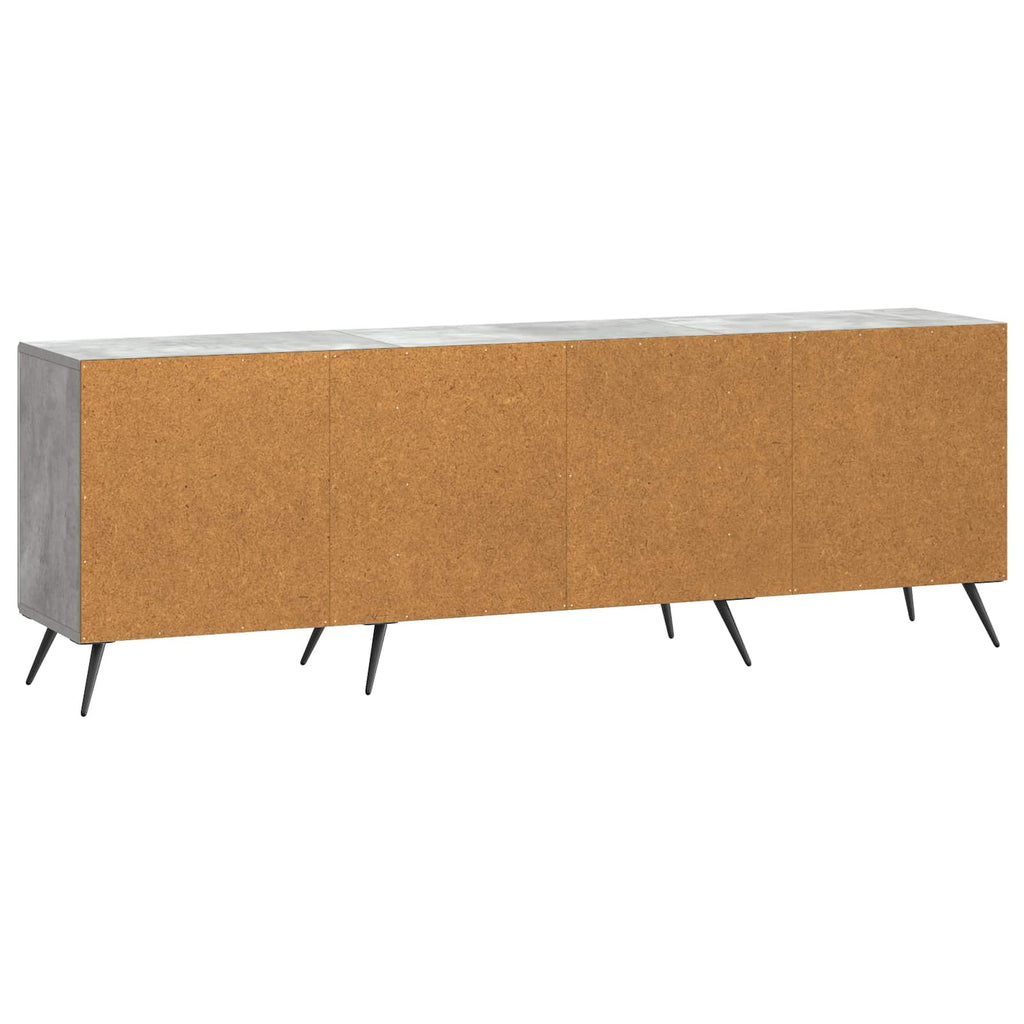 TV-Schränk Betongrau 150 x 31 x 50 cm Holzwerkstoff