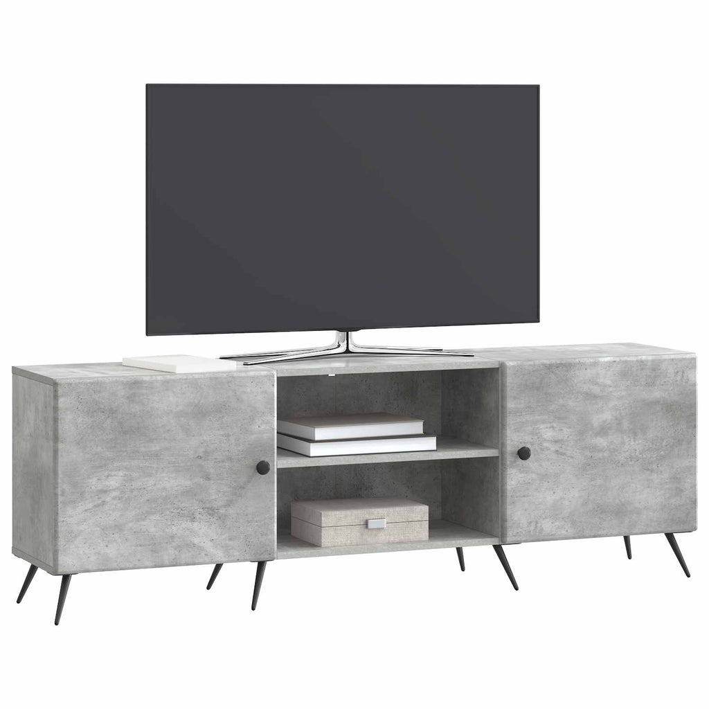 TV-Schränk Betongrau 150 x 31 x 50 cm Holzwerkstoff