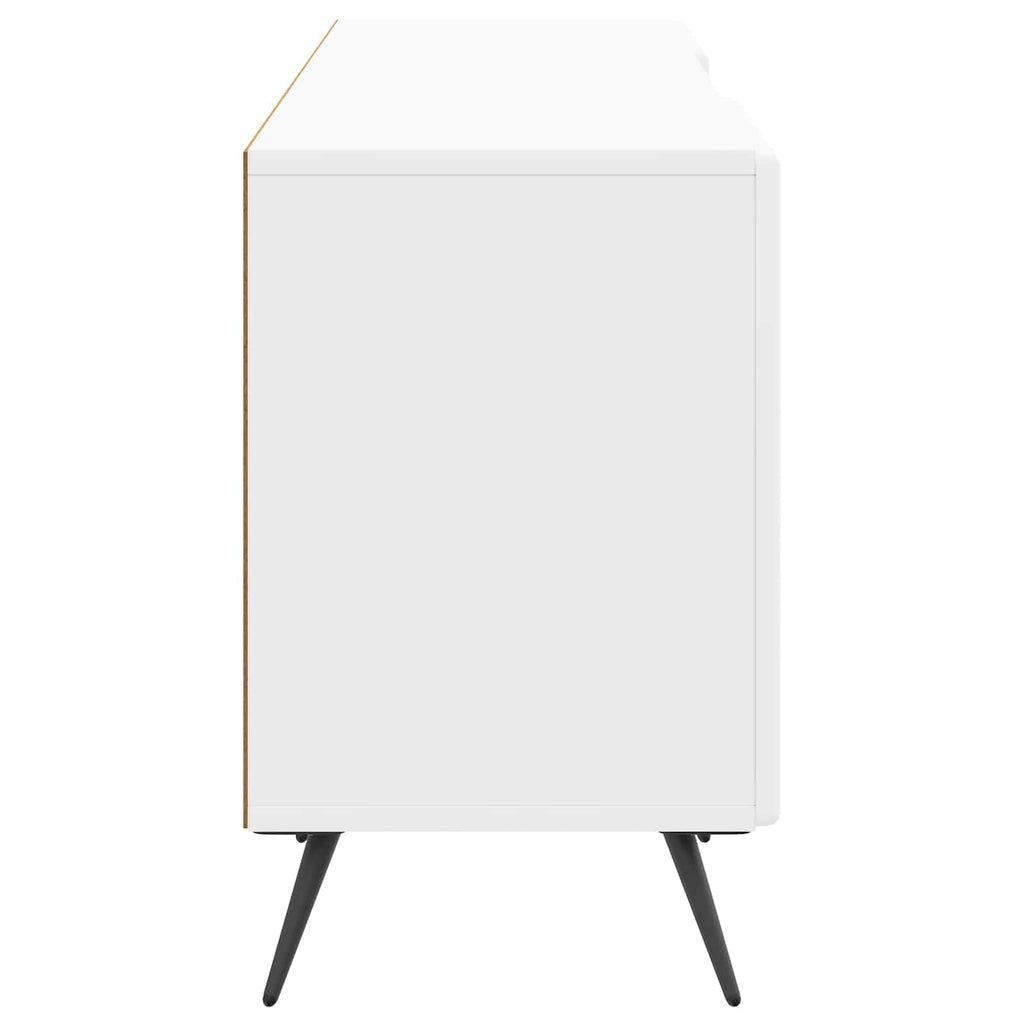 TV-Schränk Hochglanz Weiß 150 x 31 x 50 cm Holzwerkstoff