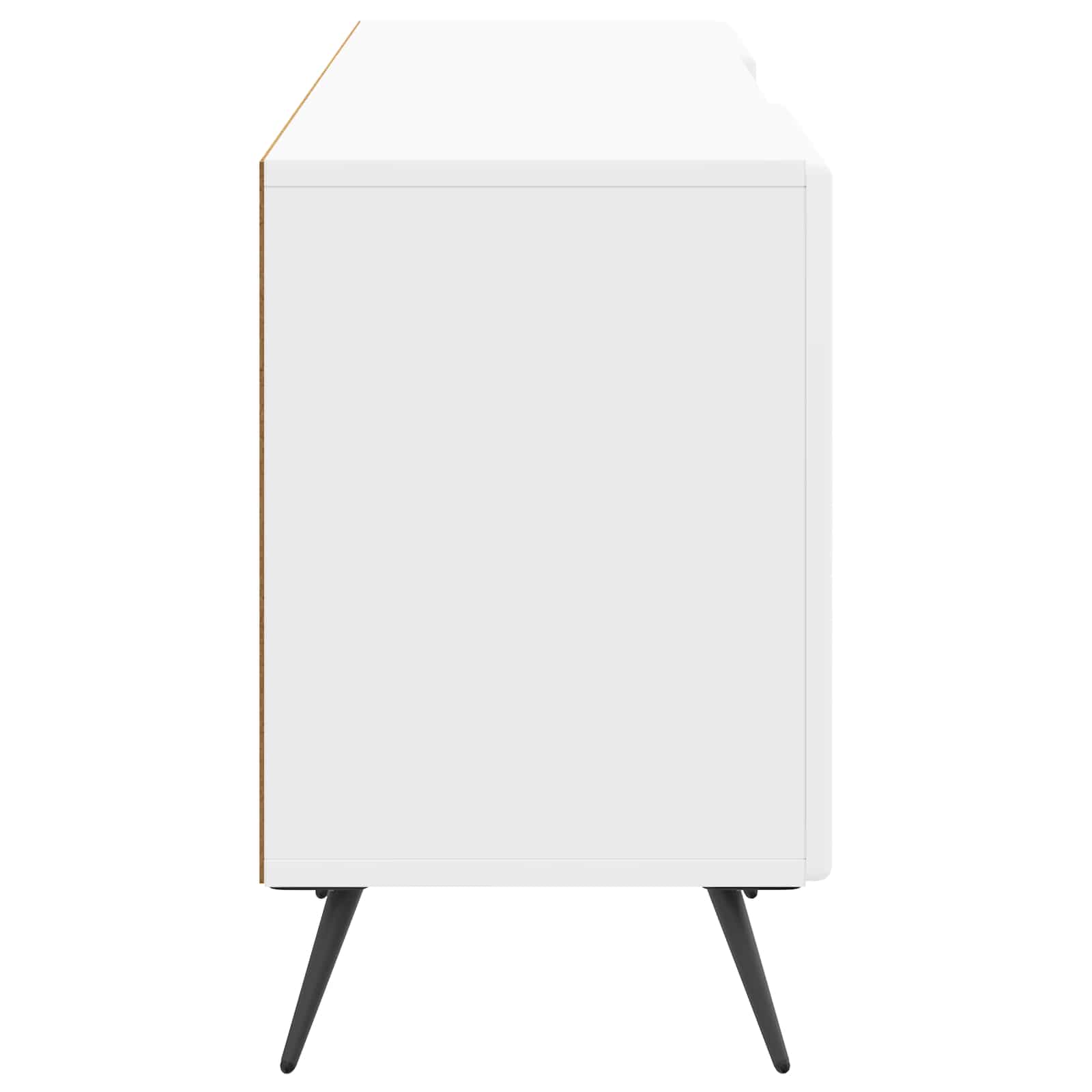 TV-Schränk Hochglanz Weiß 150 x 31 x 50 cm Holzwerkstoff