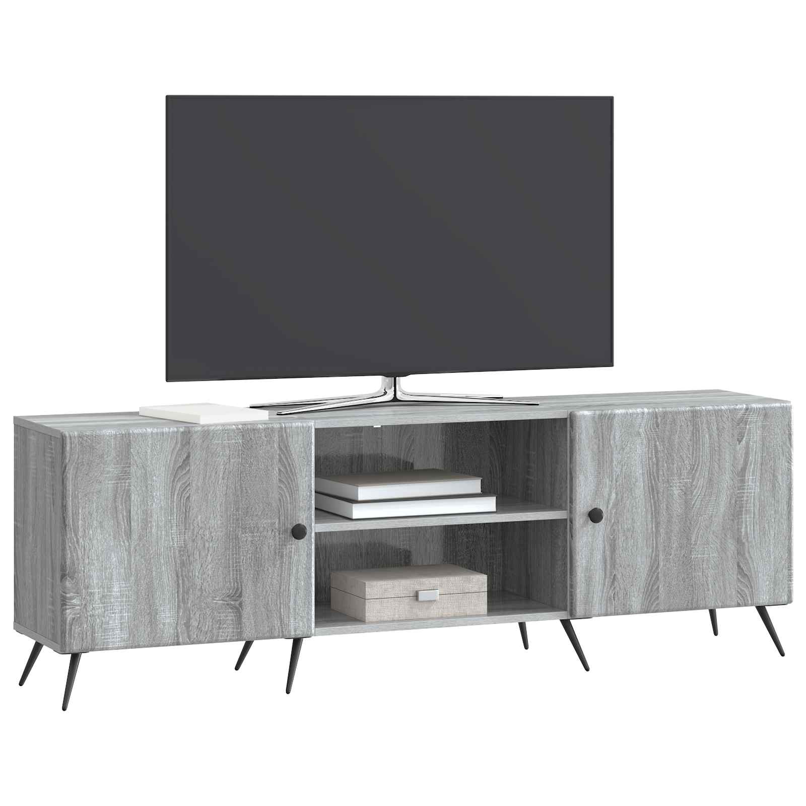 TV-Schränk 150 x 31 x 50 cm Graues Sonoma Holzwerkstoff