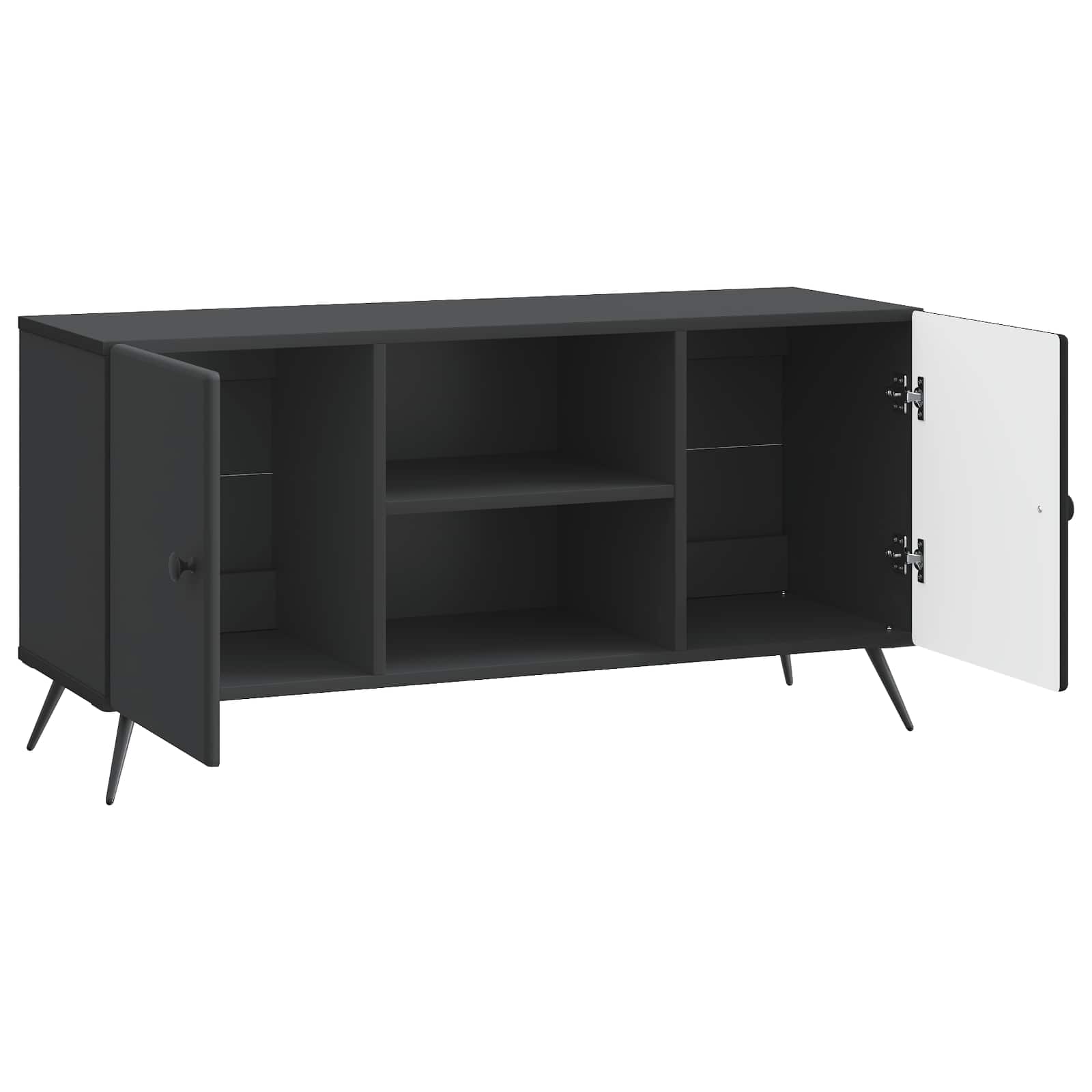 TV-Schränk Schwarz 102 x 34,5 x 50 cm Holzwerkstoff