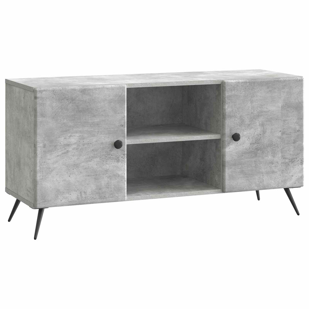 TV-Schränk Betongrau 102 x 34,5 x 50 cm Holzwerkstoff
