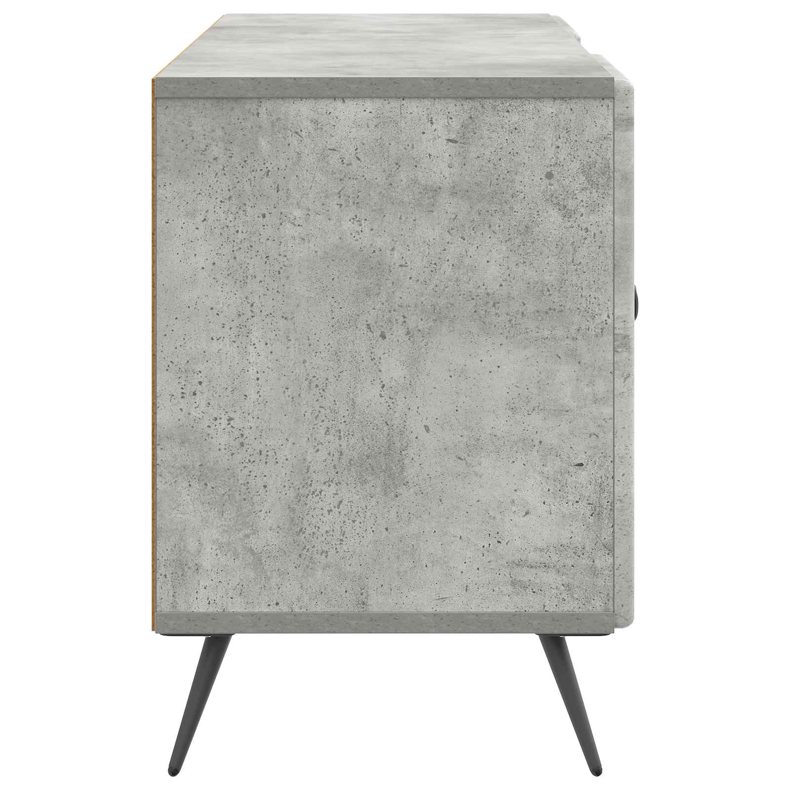 TV-Schränk Betongrau 102 x 34,5 x 50 cm Holzwerkstoff
