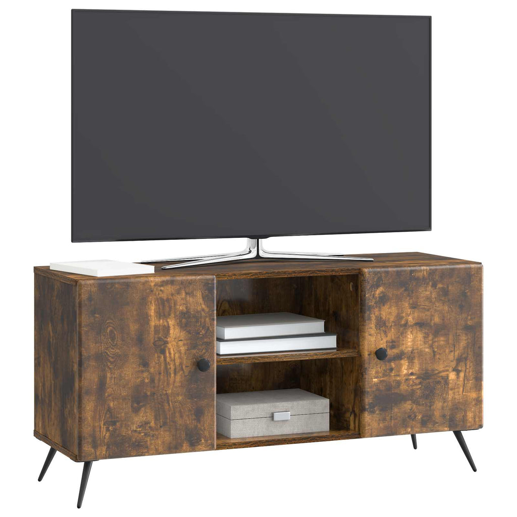 TV-Schränk Geräucherte Eiche 102 x 34,5 x 50 cm Holzwerkstoff