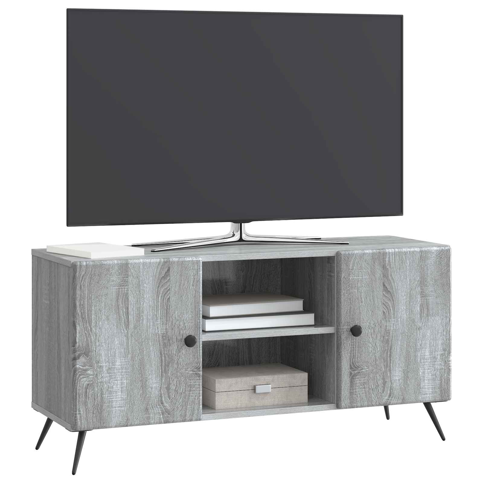 TV-Schränk Graues Sonoma 102 x 34,5 x 50 cm Holzwerkstoff