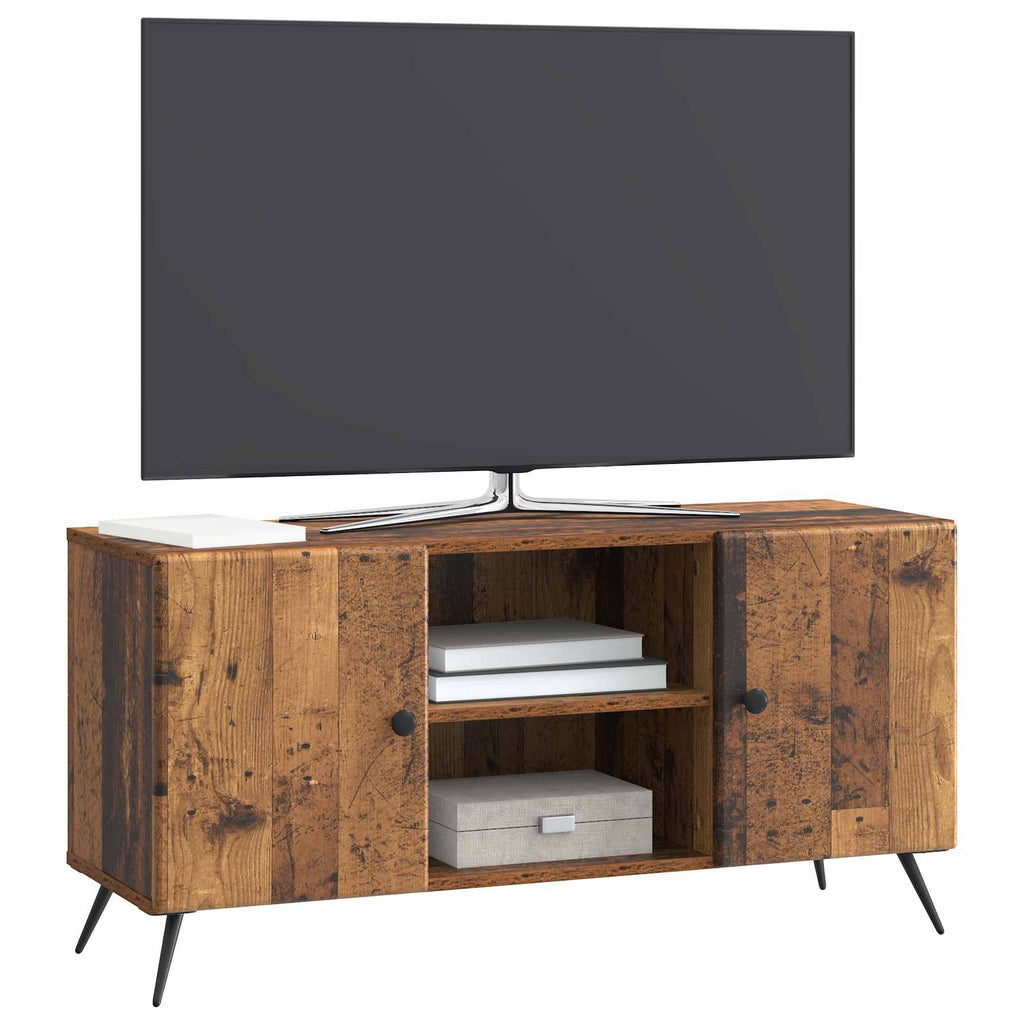TV-Schränk Altholz 102 x 34,5 x 50 cm Holzwerkstoff