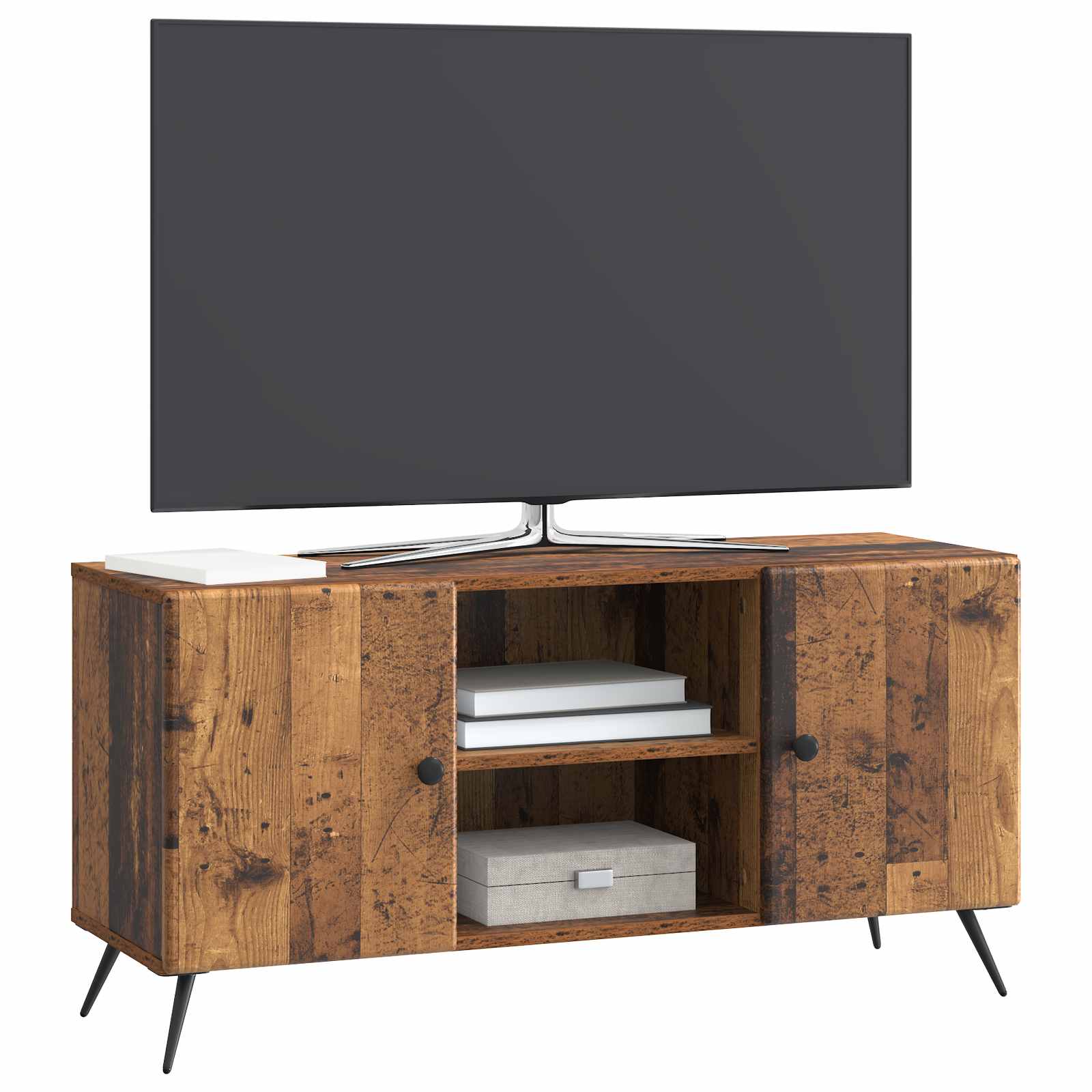TV-Schränk Altholz 102 x 34,5 x 50 cm Holzwerkstoff