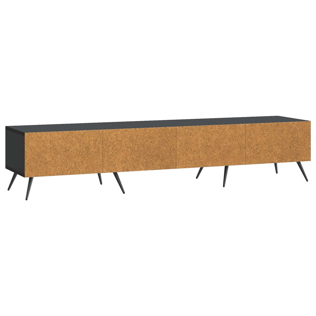 TV-Schränk Schwarz 147 x 34,5 x 30 cm Holzwerkstoff