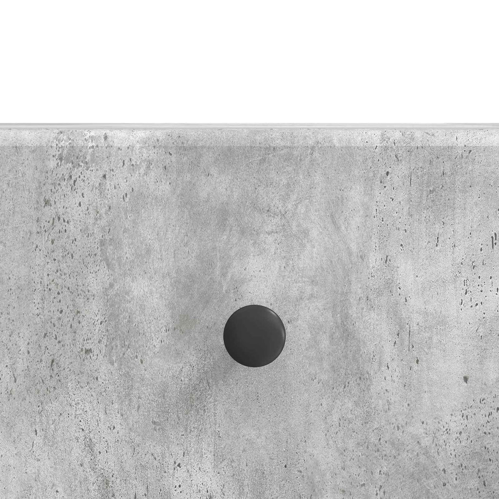TV-Schränk Betongrau 147 x 34,5 x 30 cm Holzwerkstoff