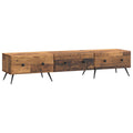 TV-Schränk Altholz 147 x 34,5 x 30 cm Holzwerkstoff