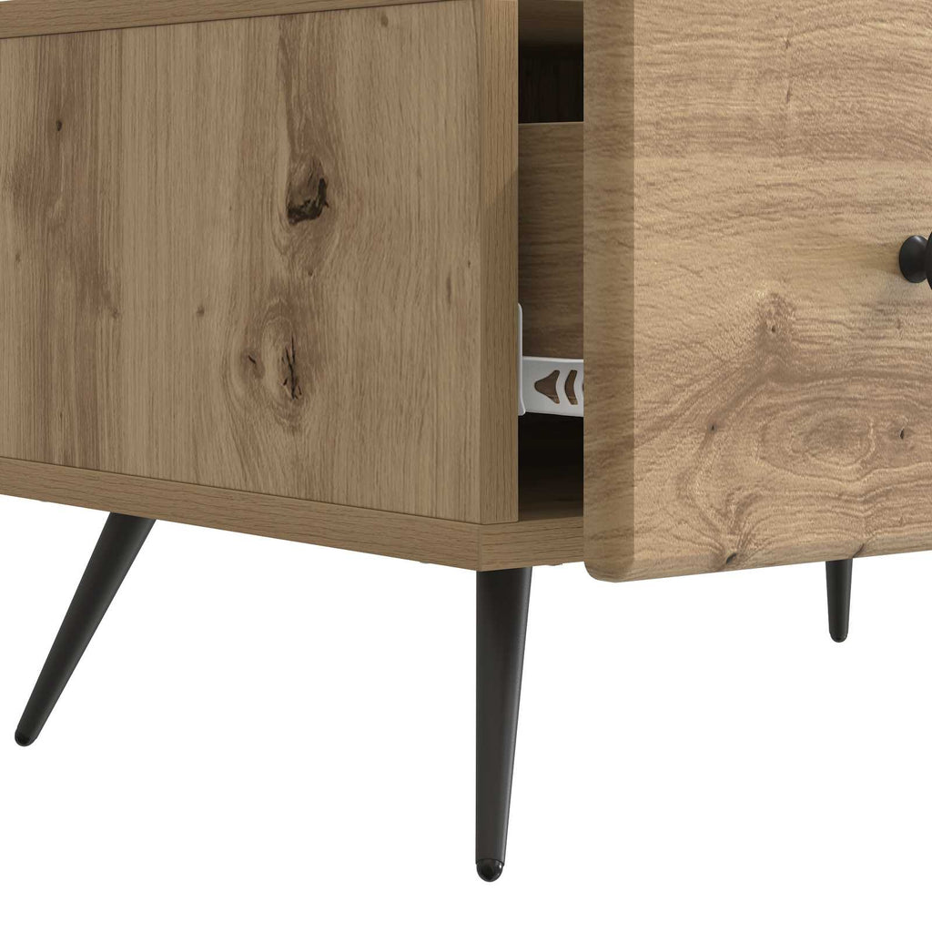 TV-Schränk Artisan-Eiche 147 x 34,5 x 30 cm Holzwerkstoff