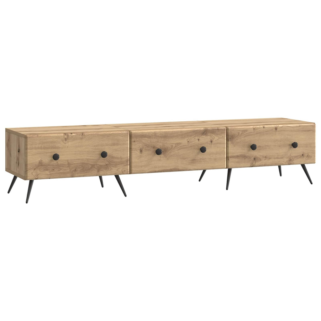 TV-Schränk Artisan-Eiche 147 x 34,5 x 30 cm Holzwerkstoff
