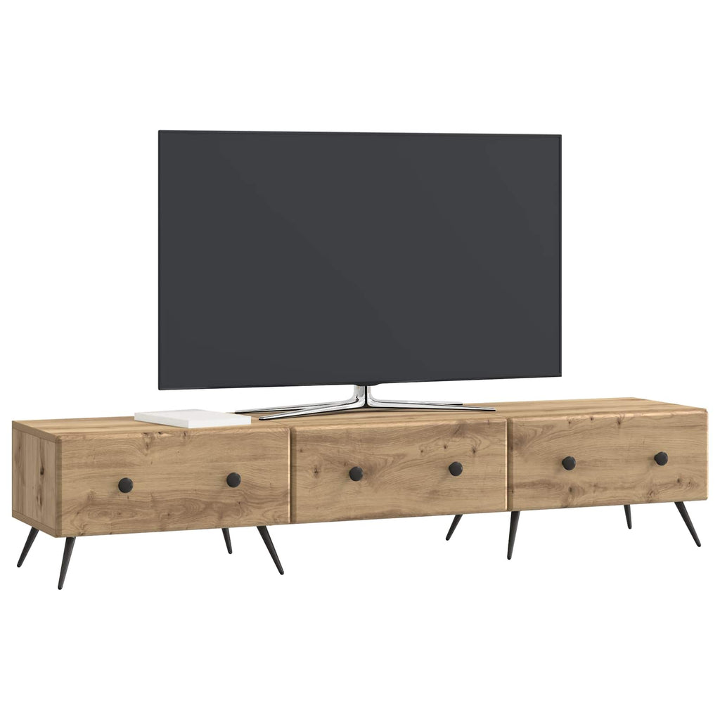 TV-Schränk Artisan-Eiche 147 x 34,5 x 30 cm Holzwerkstoff