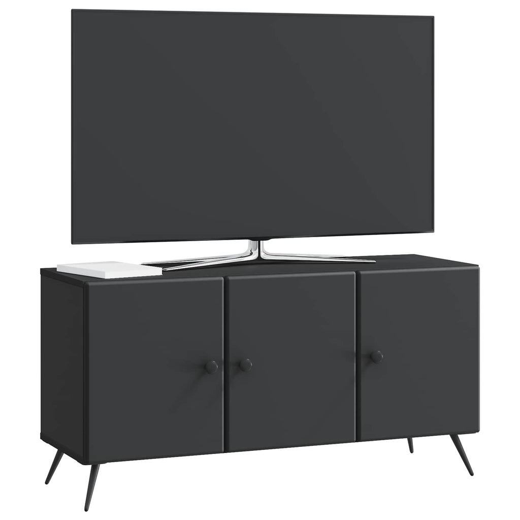TV-Schränk Schwarz 99 x 34,5 x 50 cm Holzwerkstoff