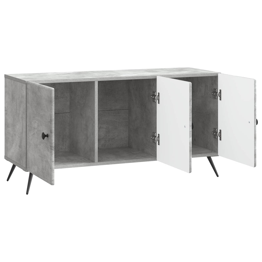 TV-Schränk Betongrau 99 x 34,5 x 50 cm Holzwerkstoff