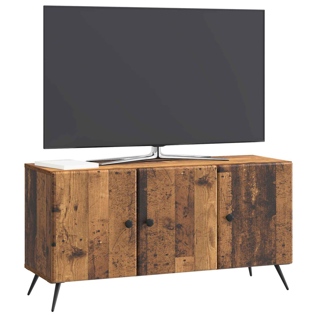 TV-Schränk Altholz 99 x 34,5 x 50 cm Holzwerkstoff