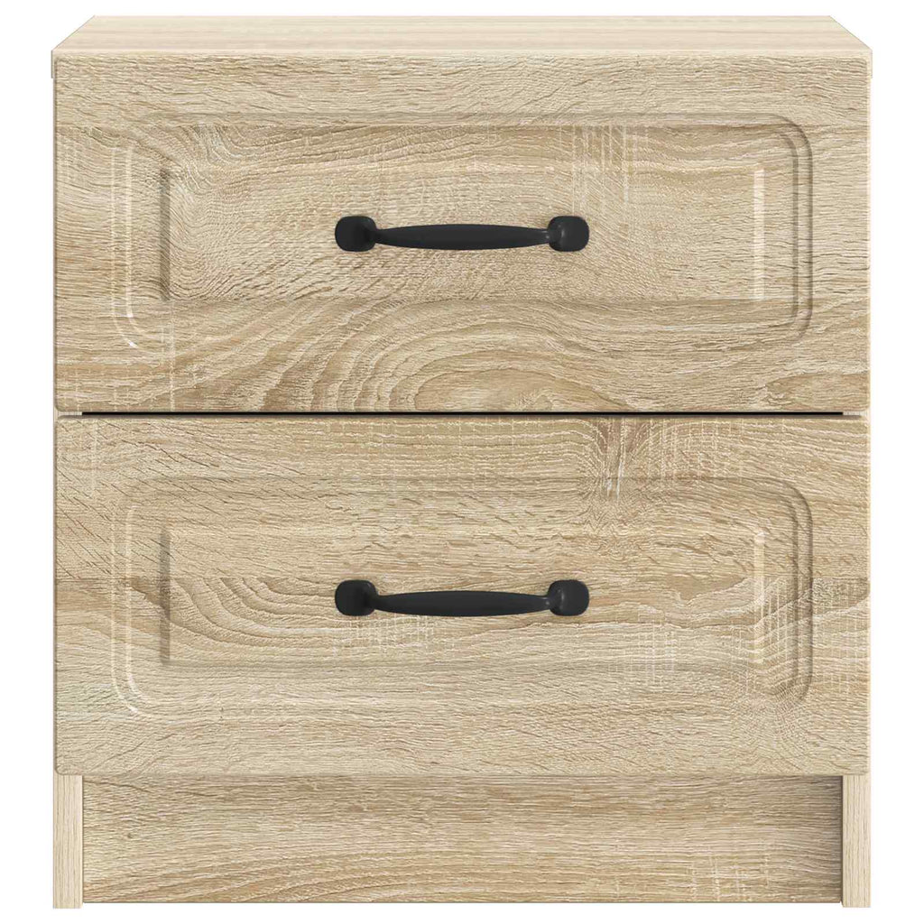 Nachttisch 2 pcs Sonoma-Eiche 43 x 34,5 x 44,5 cm Holzwerkstoff