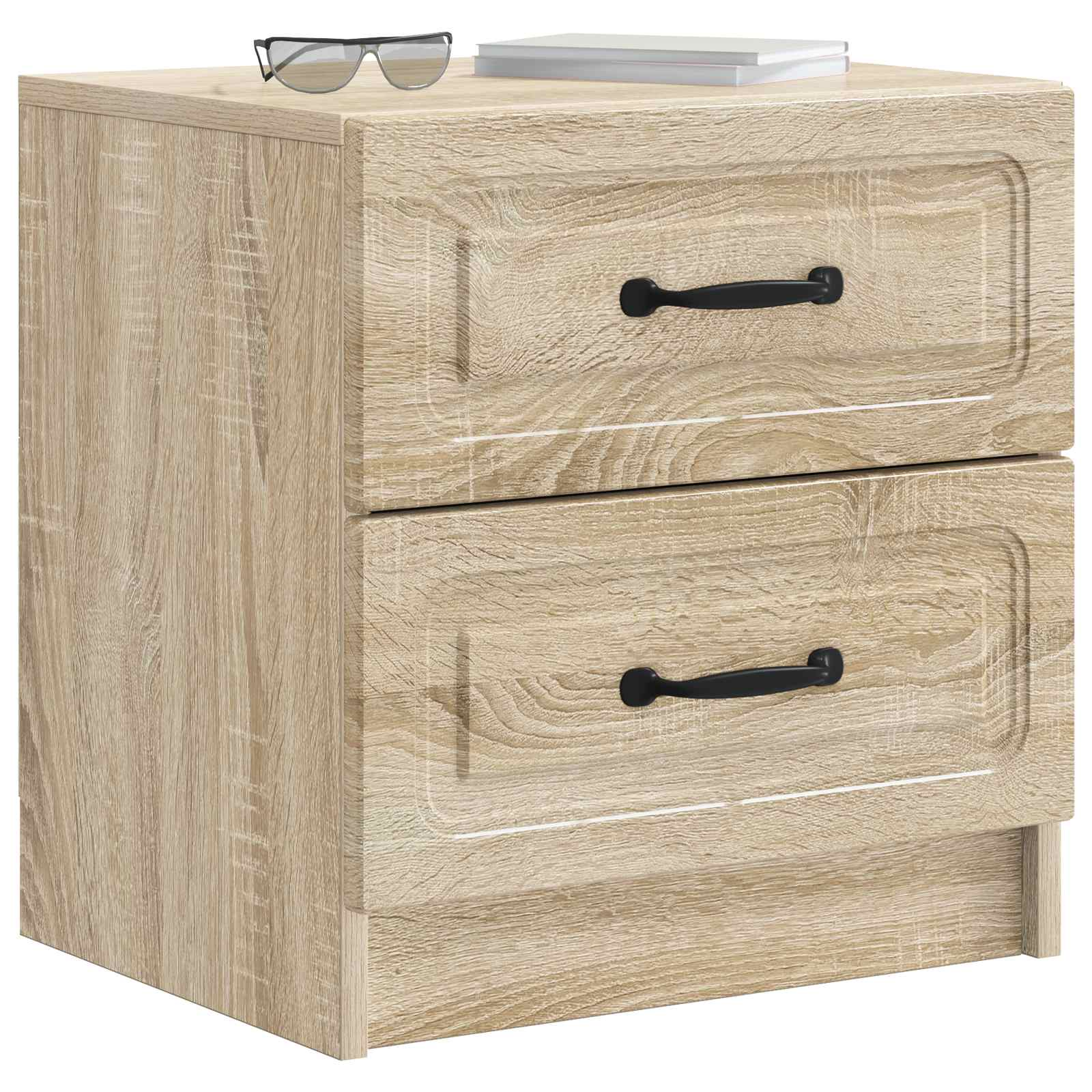 Nachttisch 2 pcs Sonoma-Eiche 43 x 34,5 x 44,5 cm Holzwerkstoff