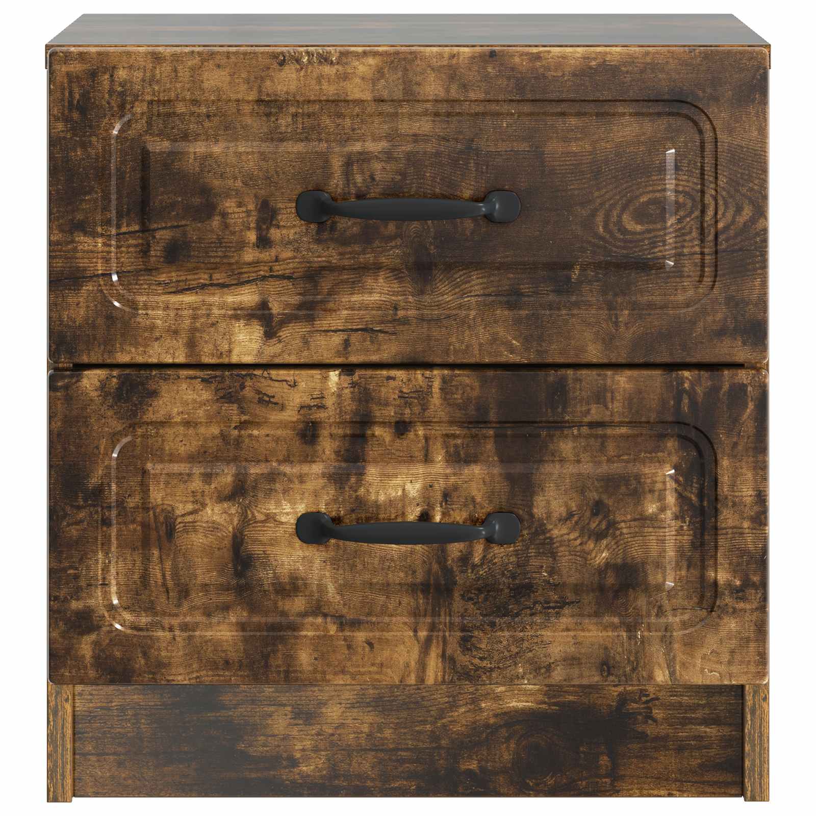 Nachttisch 2 pcs Geräucherte Eiche 43 x 34,5 x 44,5 cm