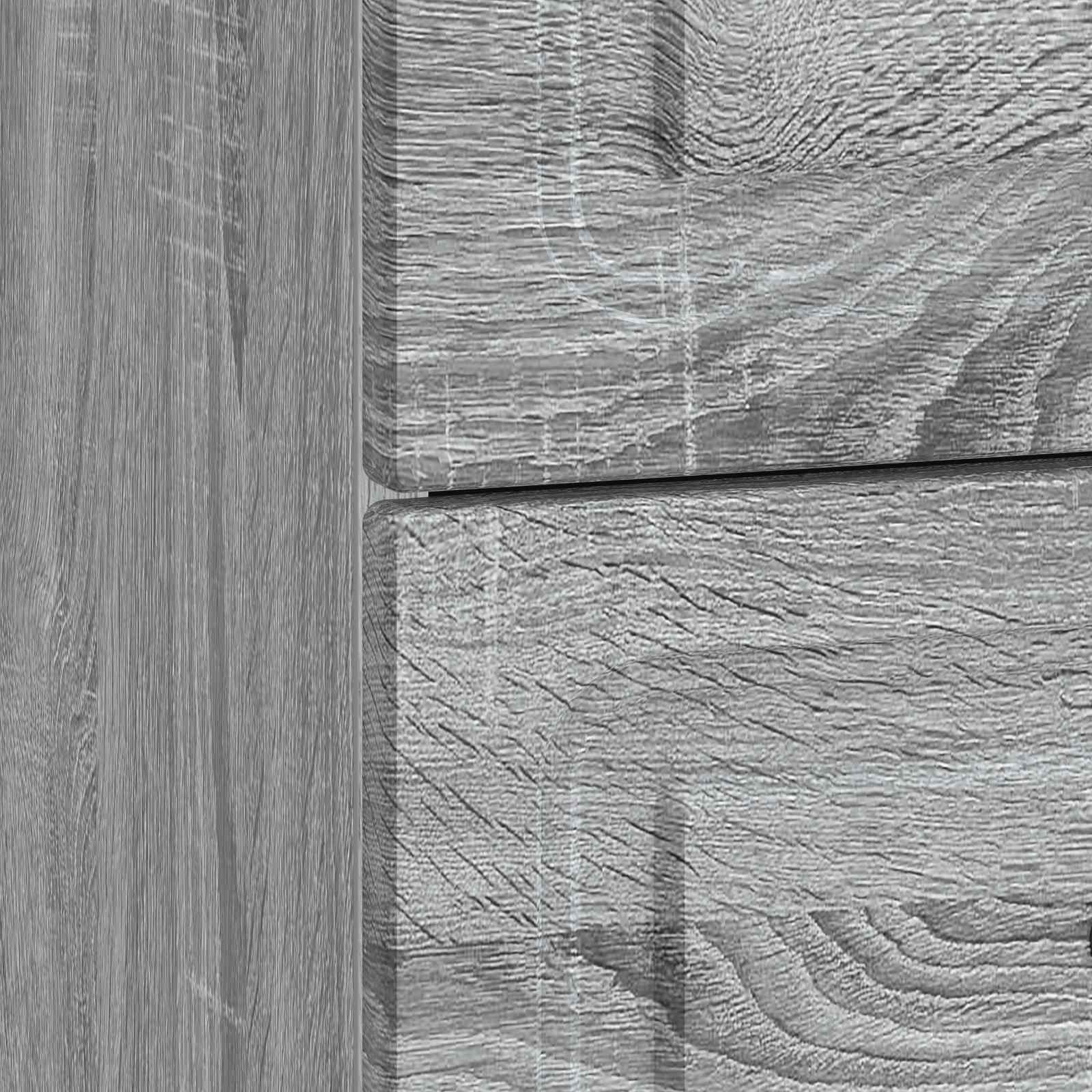 Nachttisch Graues Sonoma 43 x 34,5 x 44,5 cm Holzwerkstoff