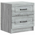 Nachttisch Graues Sonoma 43 x 34,5 x 44,5 cm Holzwerkstoff