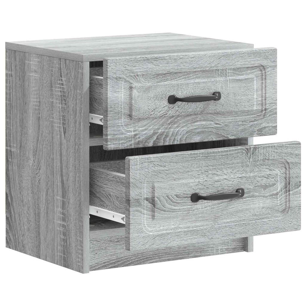 Nachttisch Graues Sonoma 43 x 34,5 x 44,5 cm Holzwerkstoff