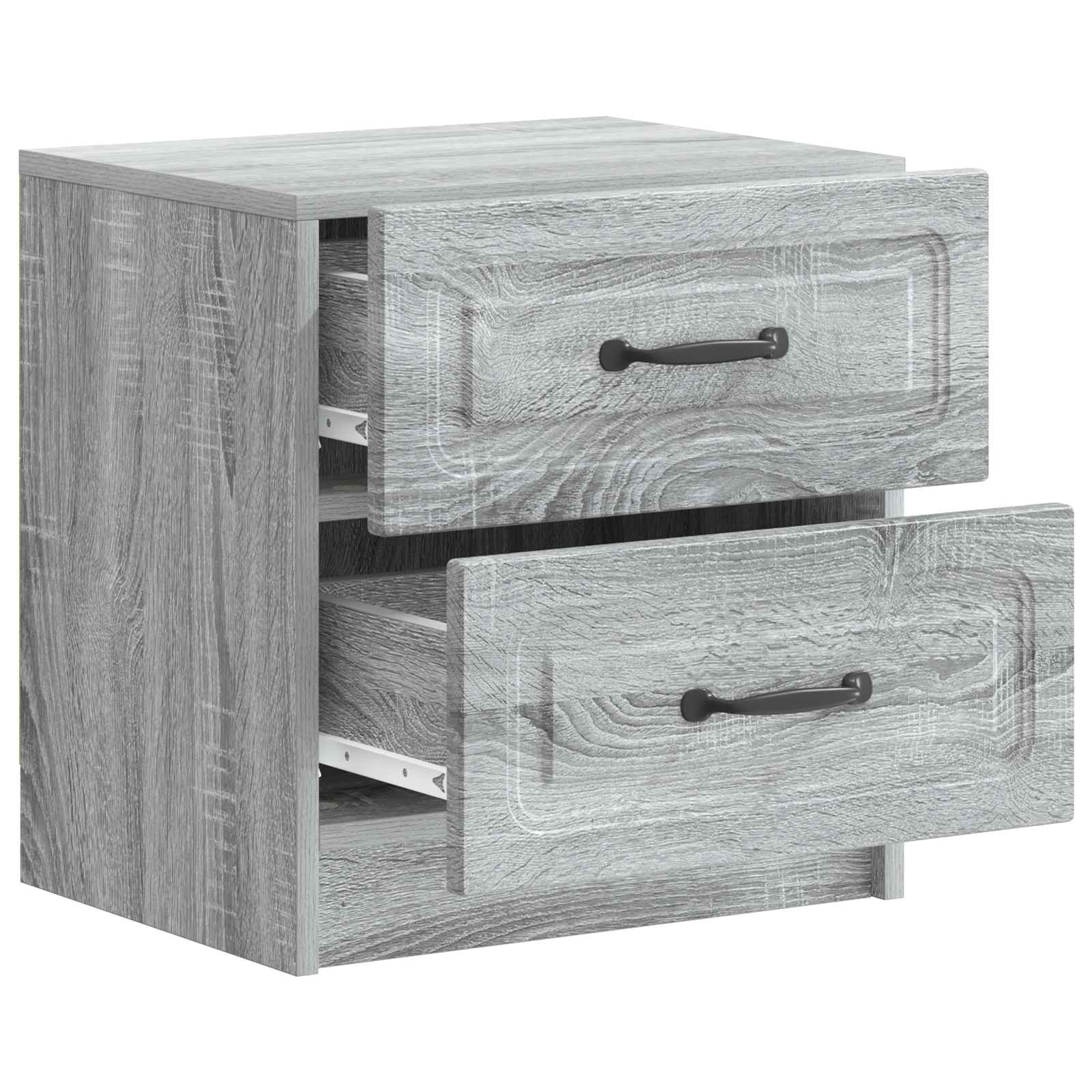 Nachttisch Graues Sonoma 43 x 34,5 x 44,5 cm Holzwerkstoff