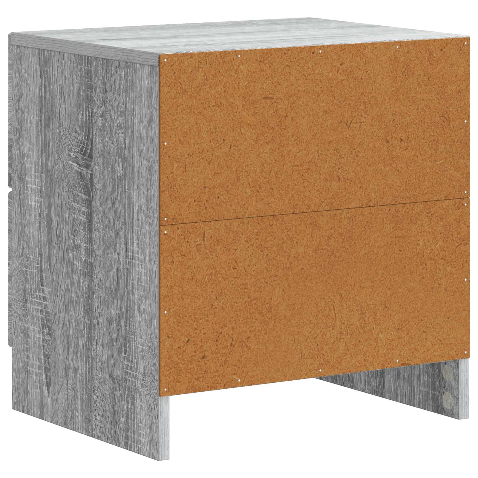 Nachttisch 2 pcs Graues Sonoma 43 x 34,5 x 44,5 cm