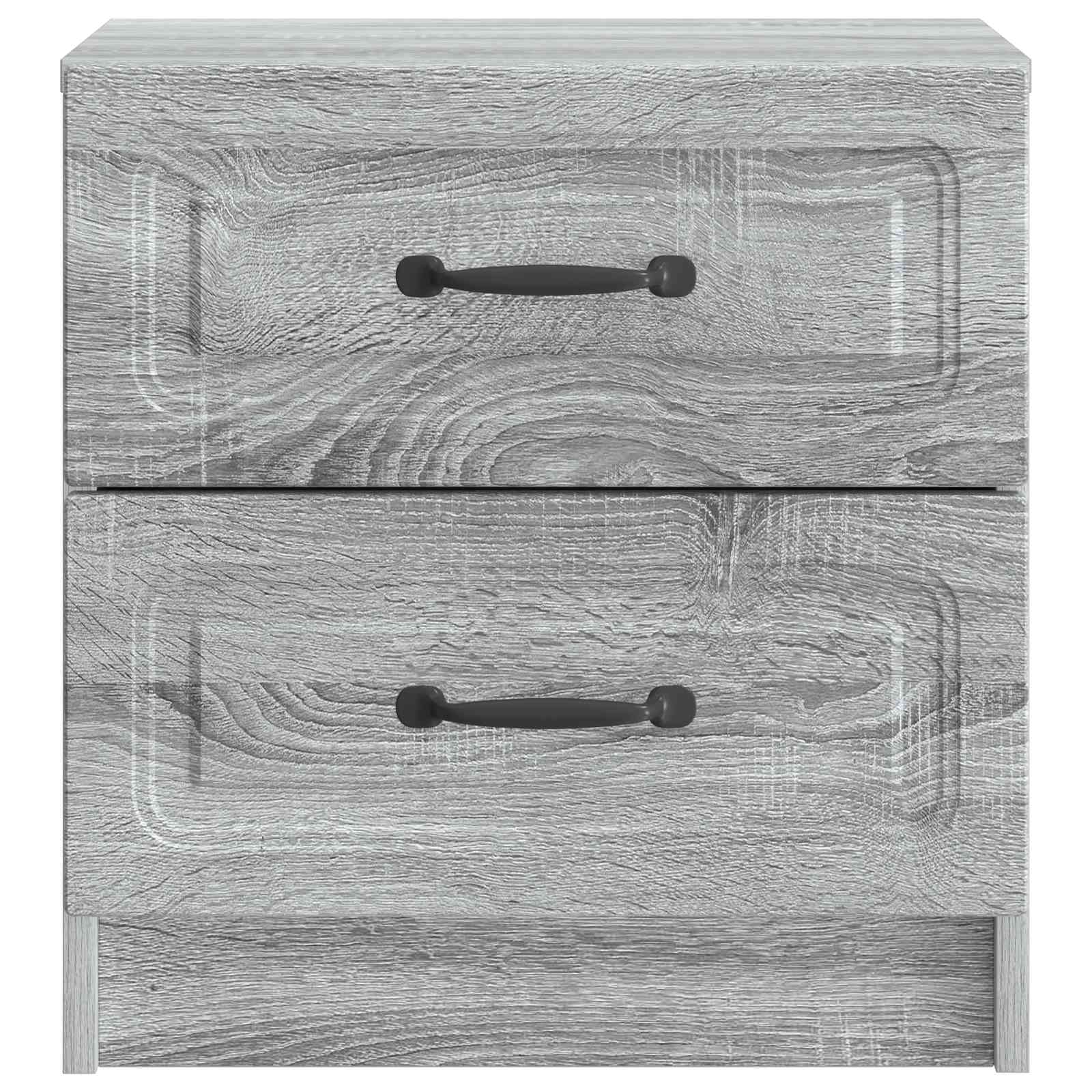 Nachttisch 2 pcs Graues Sonoma 43 x 34,5 x 44,5 cm